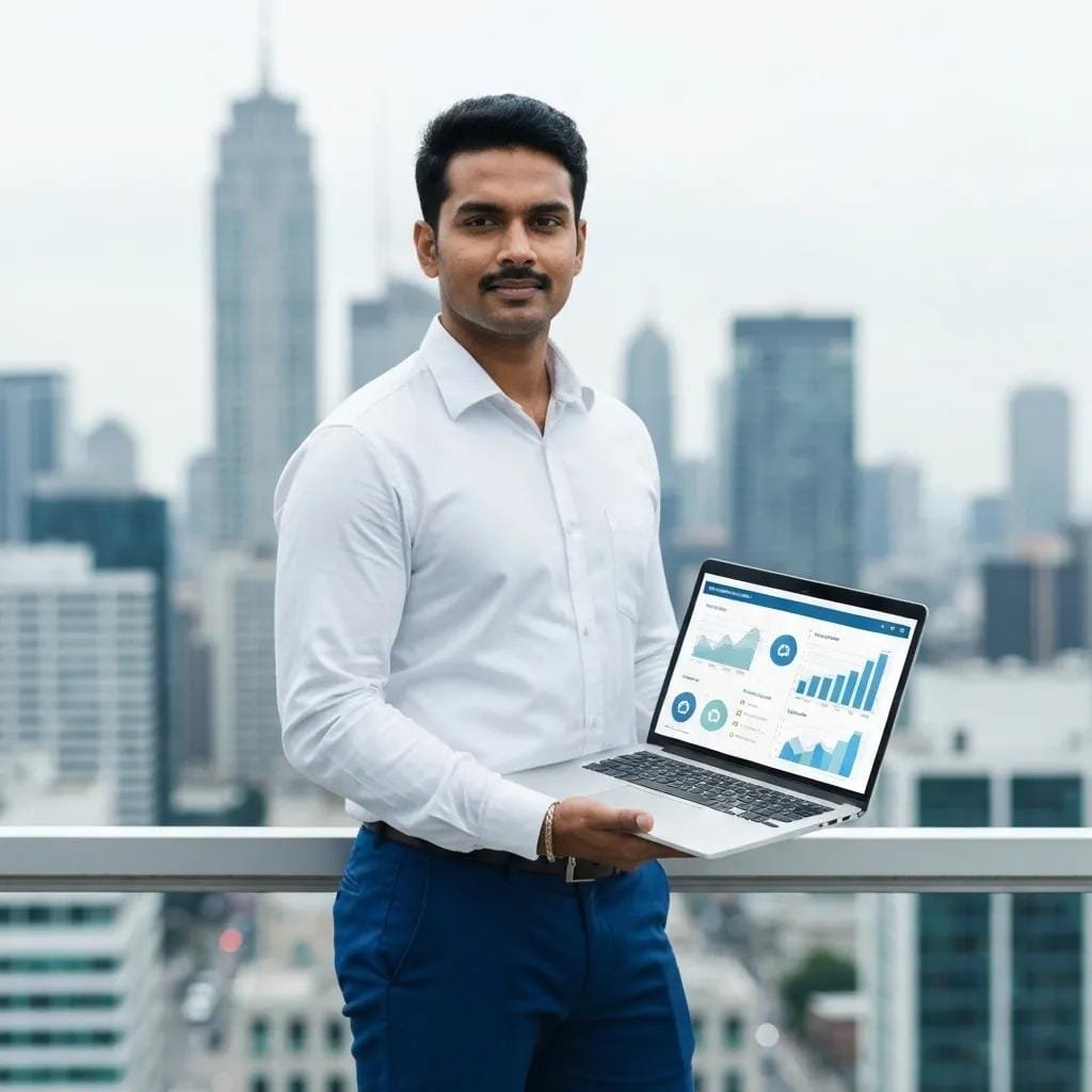 Diverse professionals collaborating on marketing strategies in a modern office setting